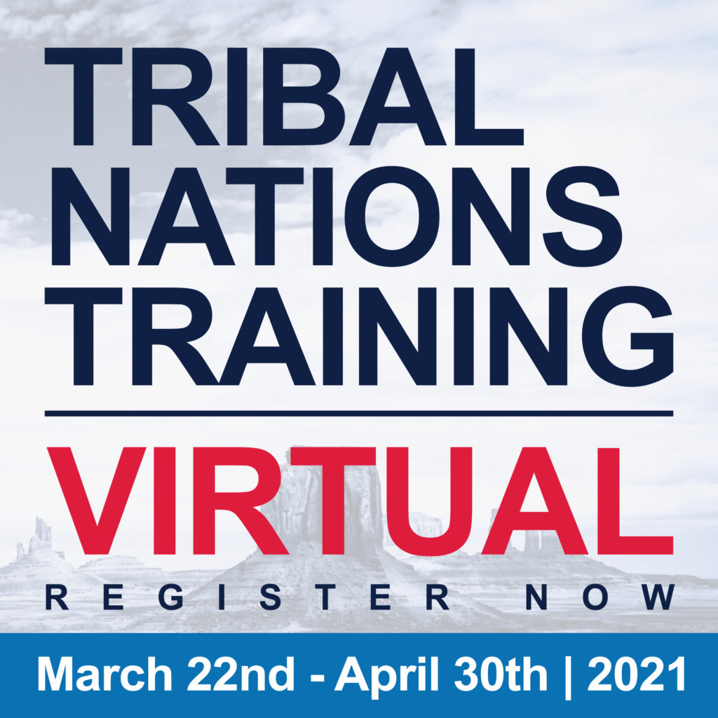Virtual Tribal Nations Training | 2021